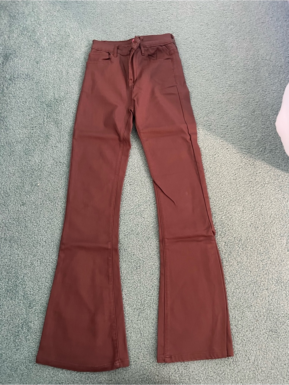 Edikted Women's Flared Pants in Chestnut Brown